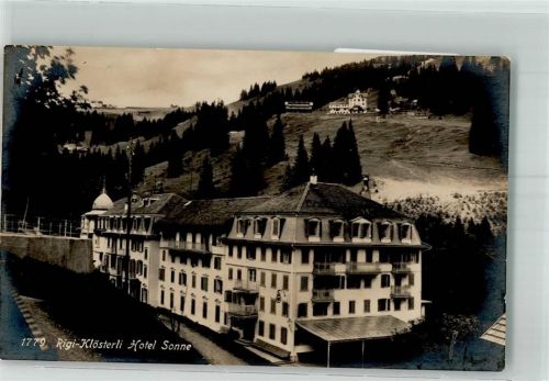 6410 Rigi Klösterli 1926 Foto AK Hotel Sonne