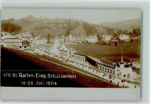 9000 St. Gallen S. Gallo 1904 Foto AK Nr. 376 - Schützenfest 1924 AK