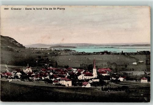 2088 Cressier NE - Dans le fond I'lle de St-Pierre