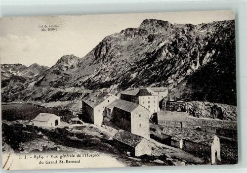 Grand St Bernard 1920 - Vue generale de l'Hospice Col de Fenetre