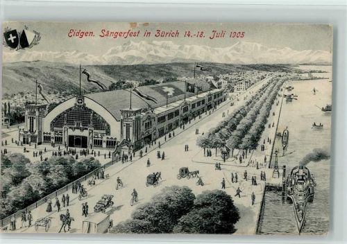 8000 Zürich 1905 - Sängerfest 1905 - Festhalle