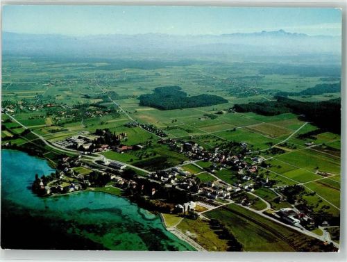 8596 Münsterlingen 1980 Foto AK Fliegeraufnahme