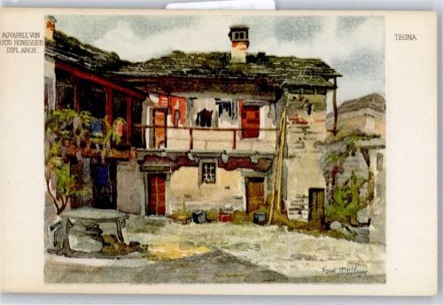 6652 Tegna - Künstlerkarte (Honegger)