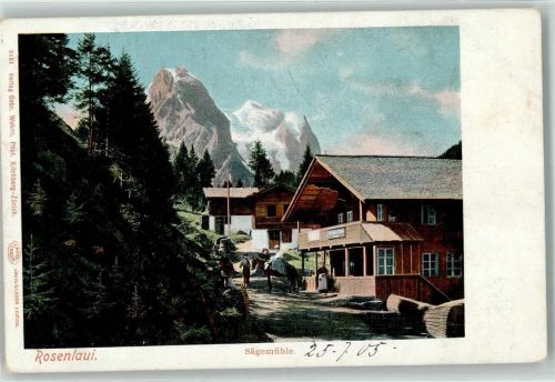 3860 Rosenlaui 1905 - Sägemühle