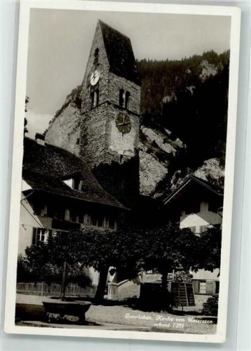 3800 Unterseen - Kirche Feldpost Nebel Kp. 5