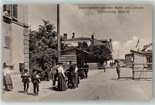 4000 Basel Bâle - Grenze WK I 1914/16