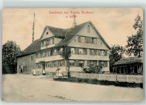 8750 Riedern 1906 - Gasthaus zur Krone