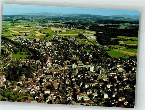 8570 Weinfelden Foto AK Fliegeraufnahme