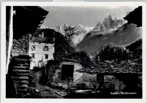 7610 Soglio - Dorfbrunnen