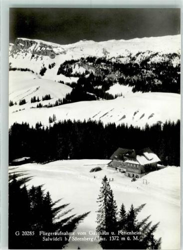 6174 Sörenberg - Fliegeraufnahme Gasthaus Salwideli