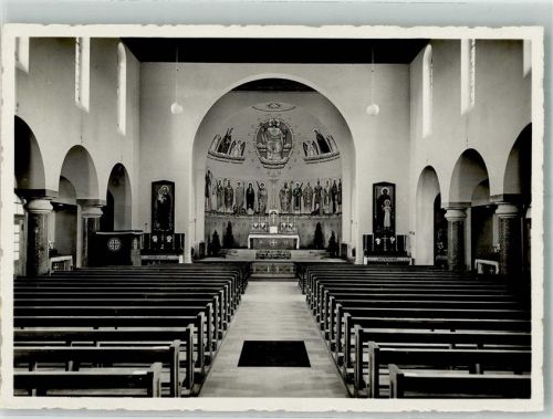 6405 Immensee Foto AK Neue Kirche innen
