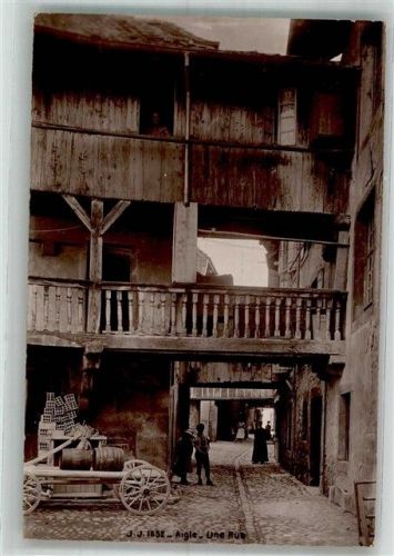 1860 Aigle 1920 Foto AK Une Rue