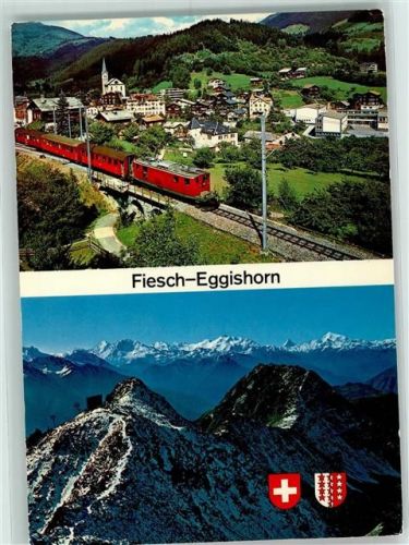 3984 Fiesch - Fiesch Eggishorn Fletschhorn Dom Matterhorn Weisshorn