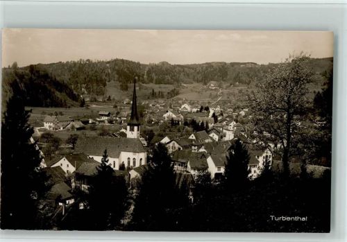 8488 Turbenthal 1928 Foto AK Teilansicht, Verlag Guggenheim Nr. 17352a , gute Erhaltung AK