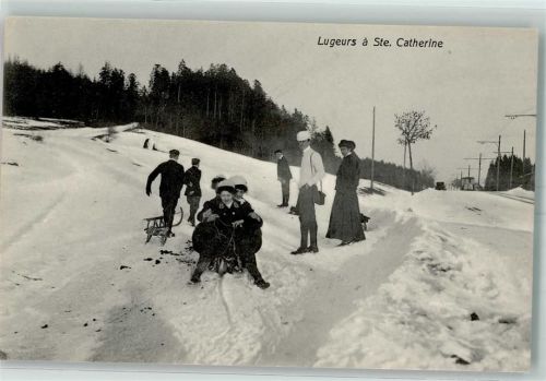 2740 Moutier - Ste. Catherine Lugeurs Winter Schlitten
