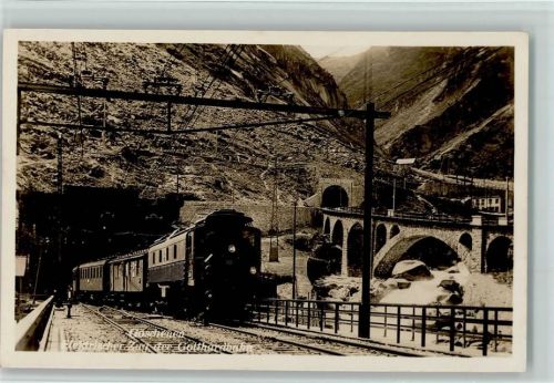 6487 Göschenen - Elektr. Zug der Gotthardbahn