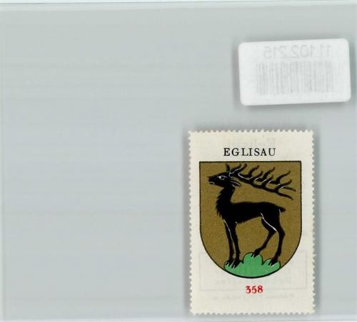 8193 Eglisau - Vignette Wappen Kaffee Hag ca 1920-1940