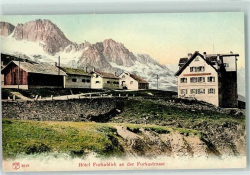 Furka - Hotel Furkablick an der Furkastrasse
