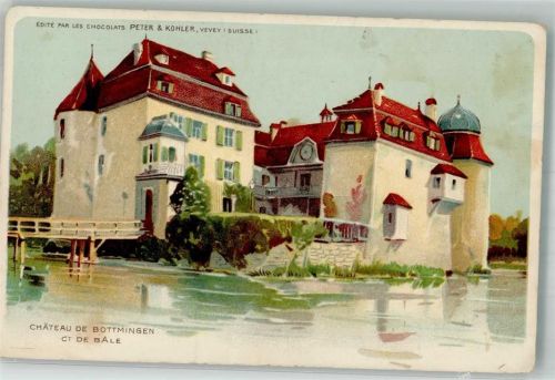 4103 Bottmingen Lithographie Schloss Bottmingen