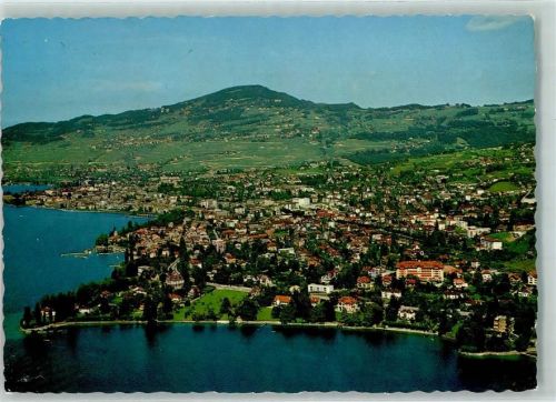 1814 La Tour-de-Peilz Gebrauchsspuren Fliegeraufnahme