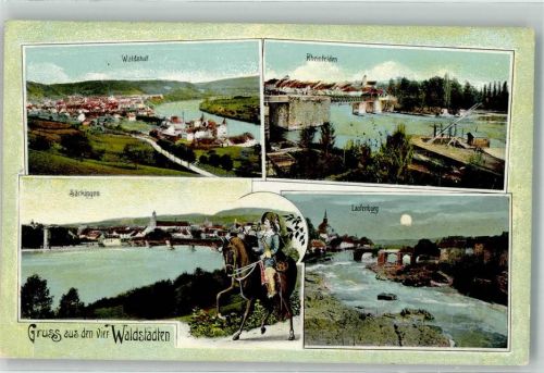 5080 Laufenburg 1911 - Vier Waldstätten Rheinfelden Waldshut Säckingen Trompeter