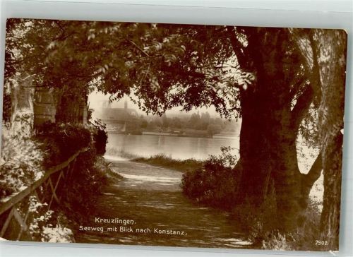 8280 Kreuzlingen Foto AK Seeweg