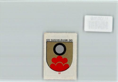 2350 Saignelégier - Vignette Wappen Kaffee Hag ca 1920-1940
