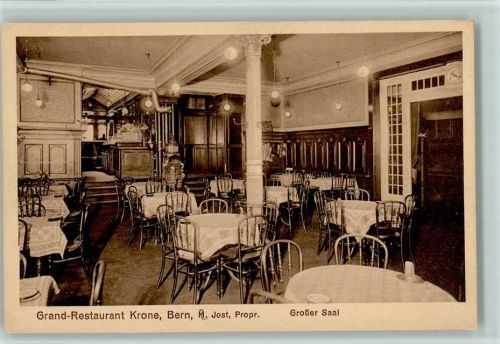 3000 Bern Berne - Grand-Restaurant Krone Großer Saal