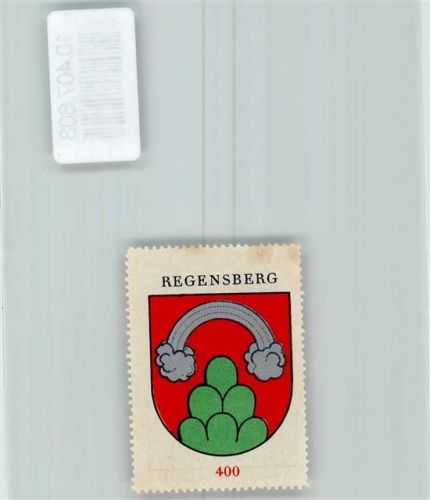 8158 Regensberg - Vignette Wappen Kaffee Hag 1920-1940 Regenbogen