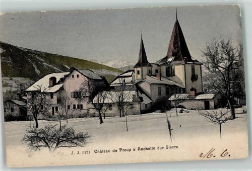 3960 Sierre 1905 - Chateau de Preux Anchette