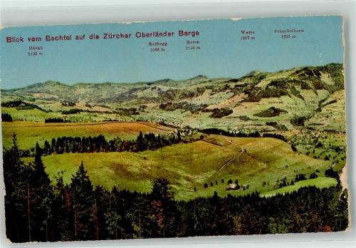 8340 Bachtel - Oberländer Berge