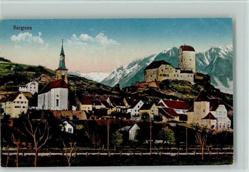 7320 Sargans - Ortsansicht