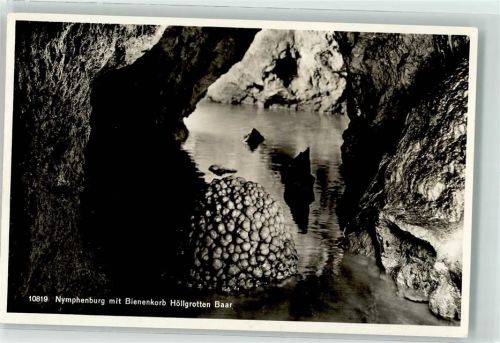 6340 Baar Foto AK Verlag u. Fotograf Max Burkhardt Nymphenburg Höllgrotten Bienenkorb