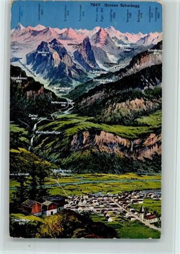 6085 Hasliberg Goldern - Grosse Scheidegg