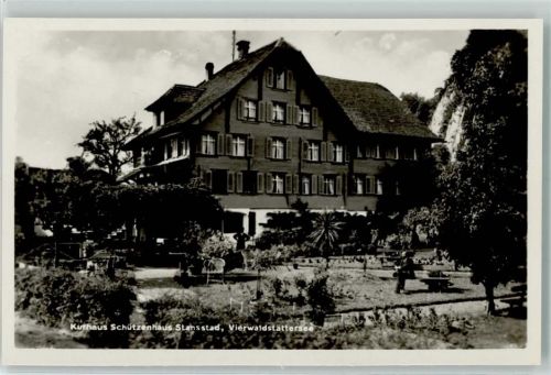 6362 Stansstad Foto AK Kurhaus Schützenhaus