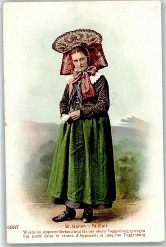 1910 - St Galler Trachtenfrau