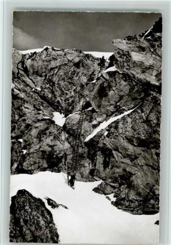 1986 Arolla - Le Passage des Echelles au Pas de Chèvres Winter Bergsteiger