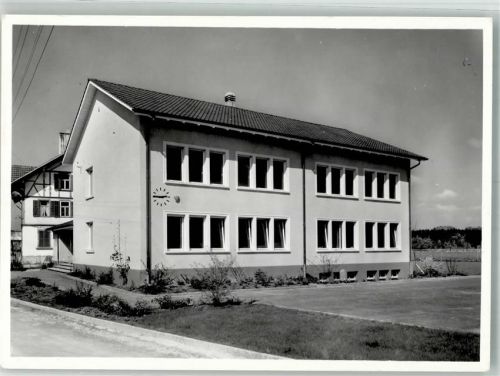 3360 Herzogenbuchsee 1961 Foto AK Schulhaus Graben