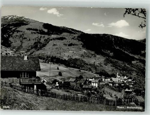 7158 Waltensburg Vuorz Staziun 1964 Foto AK Vuorz