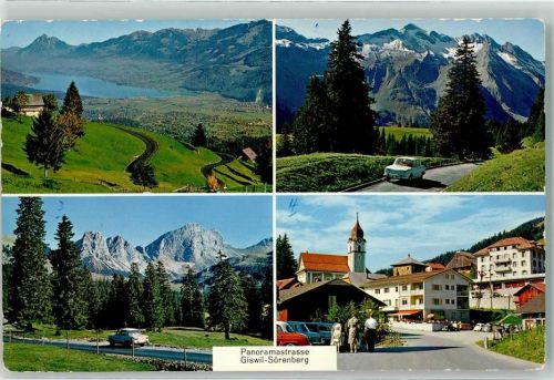 6074 Giswil - Panoramastrasse nach Sörenberg Rossflue Schafnase