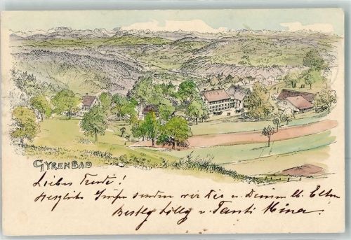 8488 Gyrenbad 1904 Gebrauchsspuren