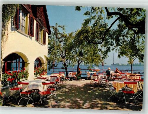 8266 Steckborn 1965 Foto AK Hotel Gasthaus Glarisegg