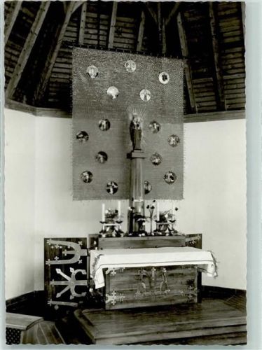 9057 Weissbad - altar in der Wallfahrts-Kapelle Maria im Ahorn