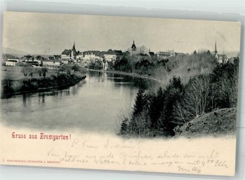 5620 Bremgarten AG 1905 Foto AK