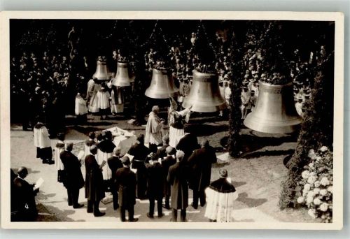 9000 St. Gallen S. Gallo Foto AK Kirchen- Glocken Weihe Ort handschriftlich