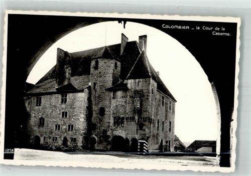 Colombier NE Kaserne Militär Schweiz Foto AK