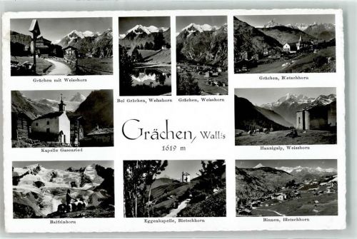 3925 Grächen - Kreuz Kapelle Bietschhorn