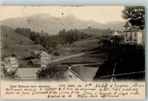 9057 Weissbad 1905 - Hotel Bellevue
