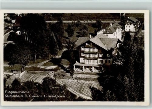 6030 Ebikon - Fliegeraufnahme Studienheim St. Clemens Luzern-Ebikon