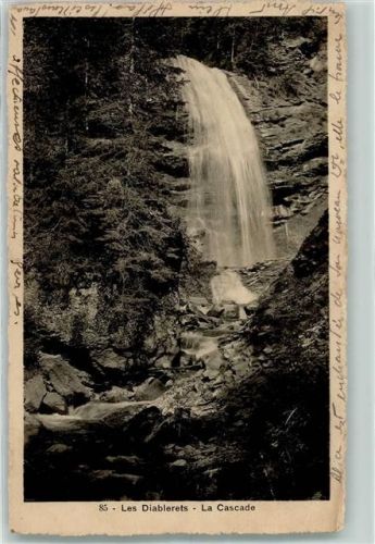 1865 Les Diablerets Ormont-Dessus - Wasserfall